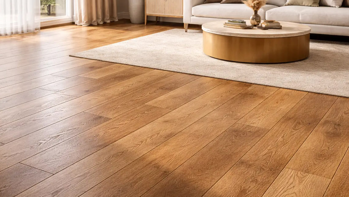 Engineered wooden flooring