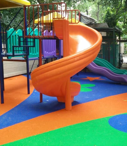 EPDM Rubber flooring for play areas